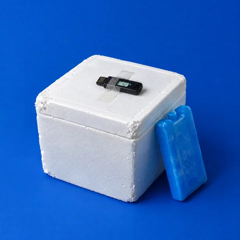 Kühlbox mit Datenlogger